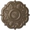 Ekena Millwork Deria Ceiling Medallion (Fits Canopies up to 6"), Hand-Painted Warm Silver, 20 1/4"OD x 1 1/2"P CM20DRWSS - alternate 1